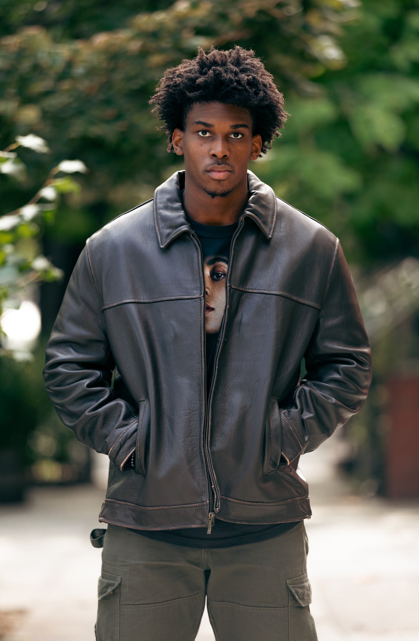 ARX - Brown Leather Jacket