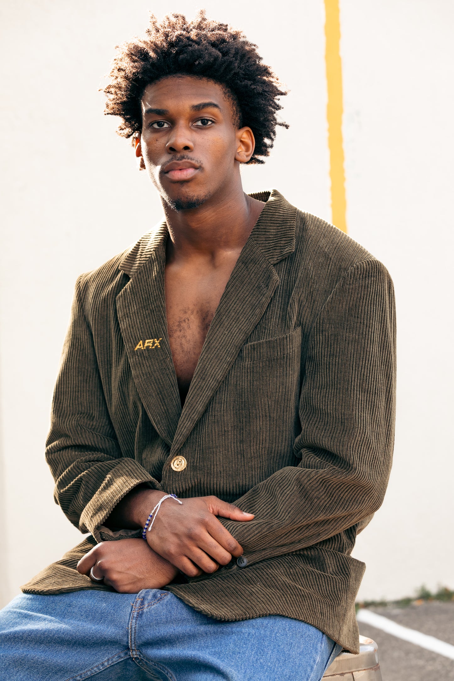 ARX - Corduroy Blazer (Olive Green)