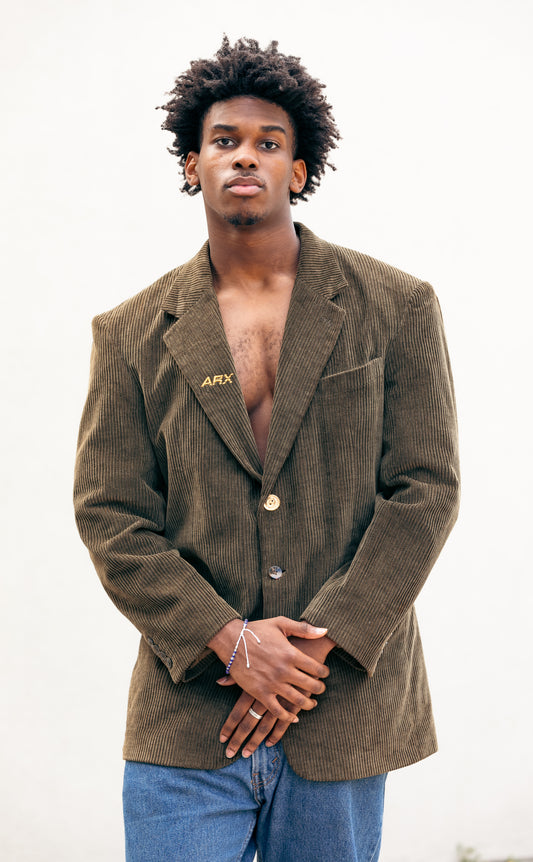 ARX - Corduroy Blazer (Olive Green)
