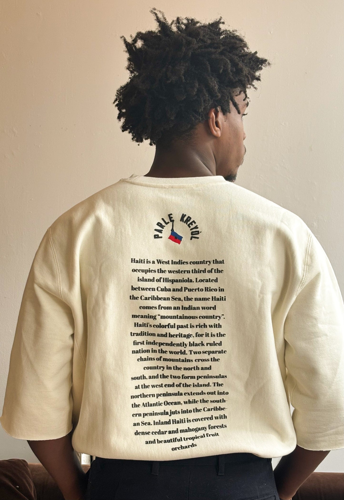 HAITI - RISE & RESILIENCE 3RD INSTALLMENT (CUSTOM CUT SWEATER)