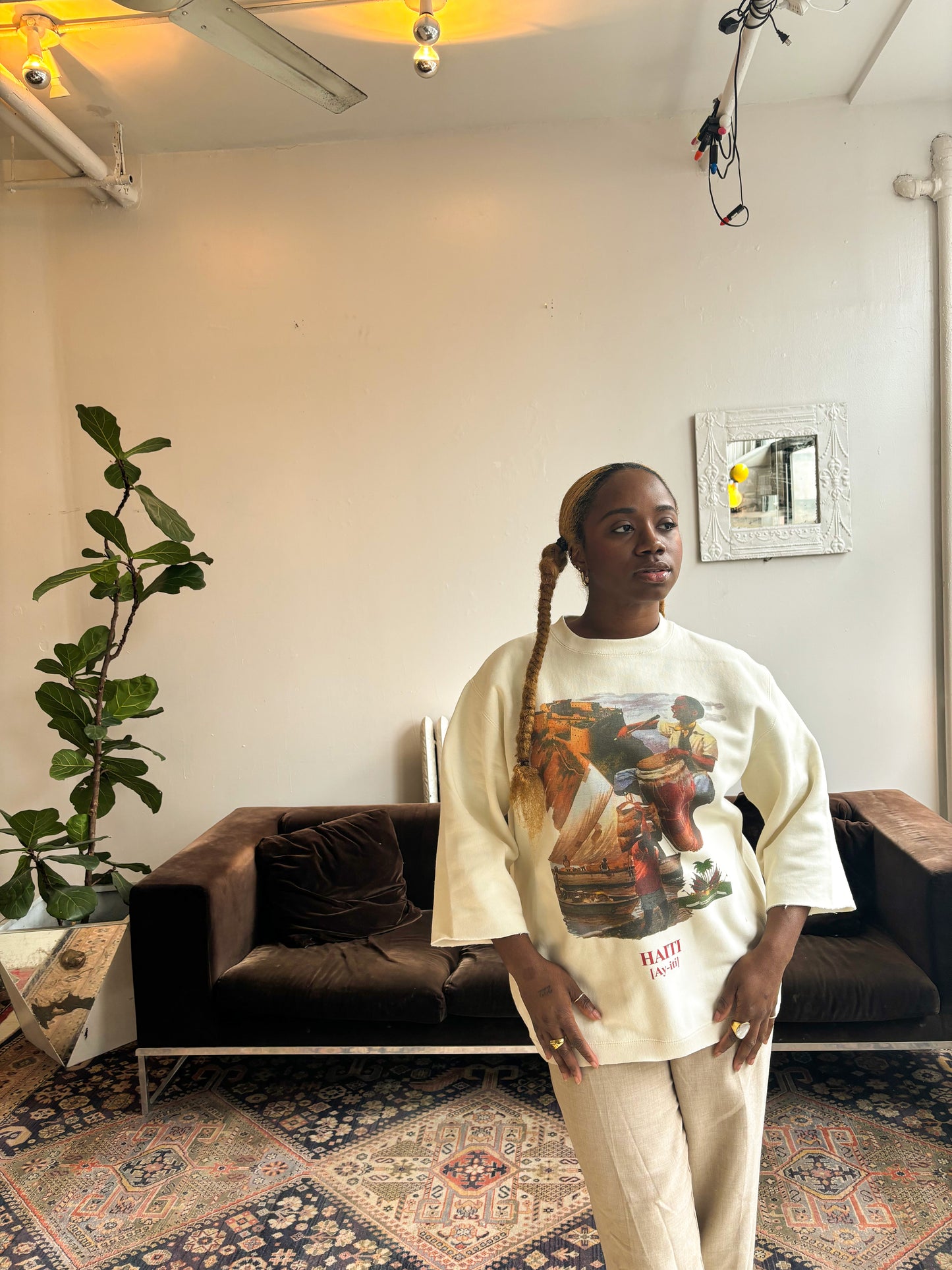 HAITI - RISE & RESILIENCE 3RD INSTALLMENT (CUSTOM CUT SWEATER)