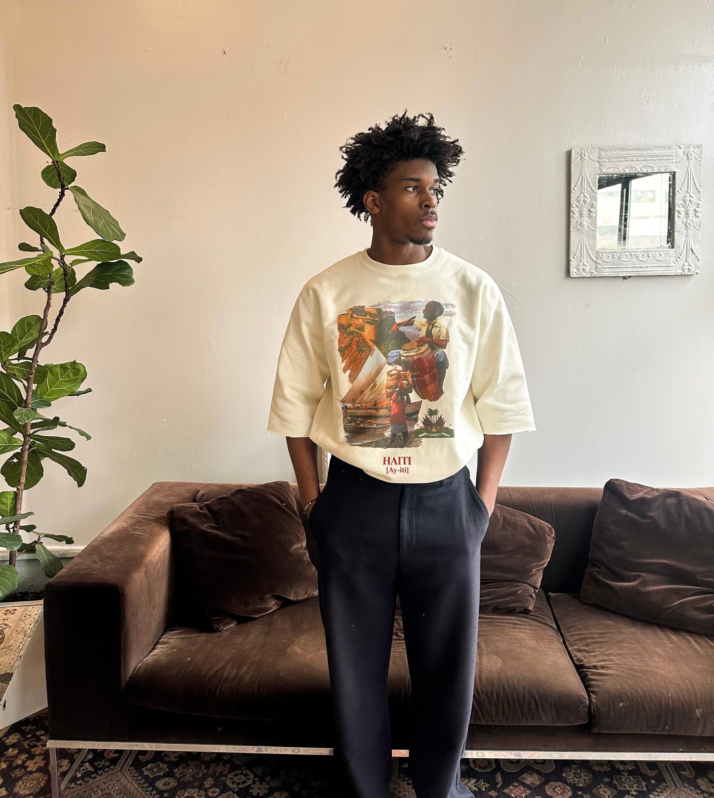 HAITI - RISE & RESILIENCE 3RD INSTALLMENT (CUSTOM CUT SWEATER)