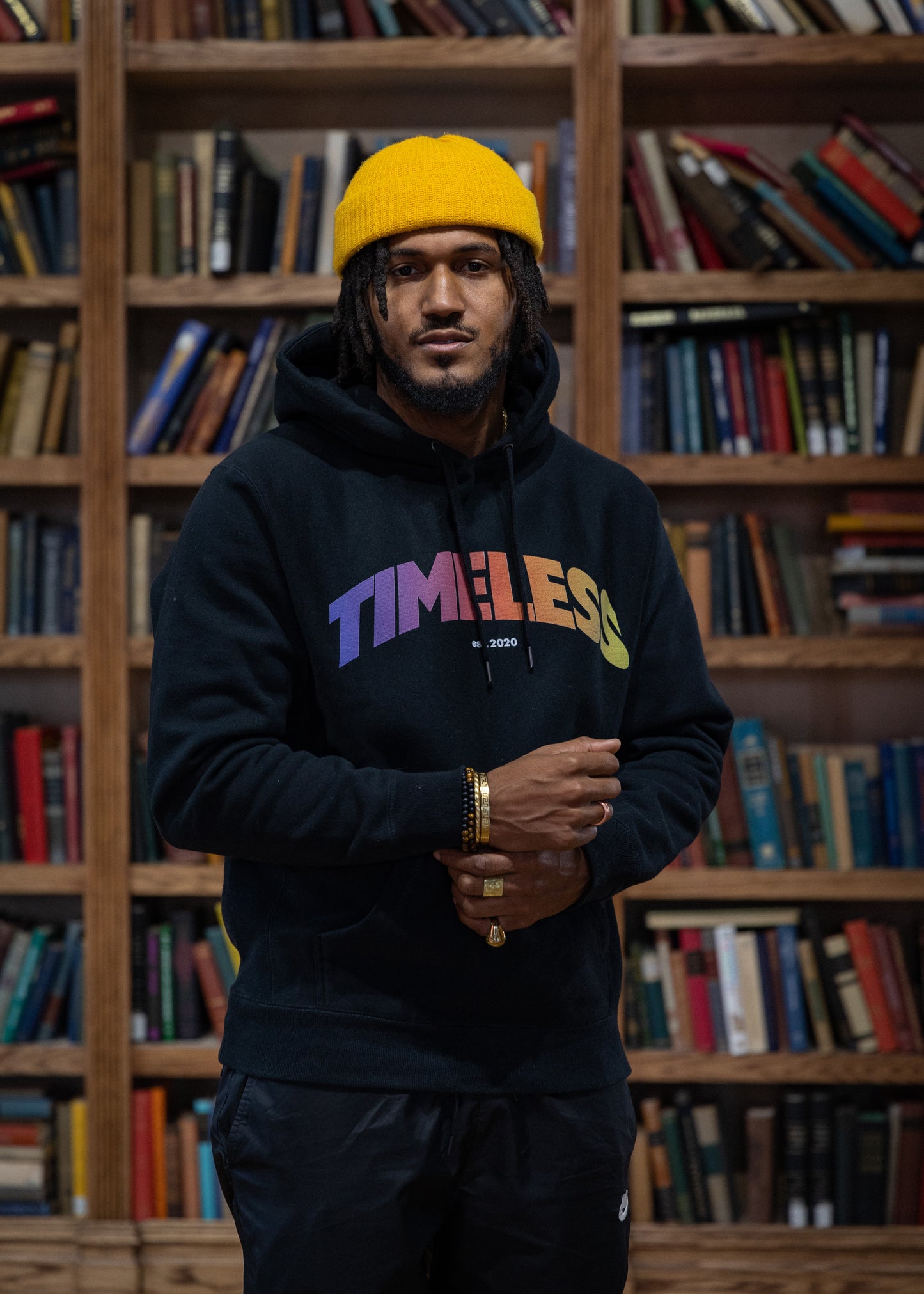2 color TIMELESS GRADIENT HOODIES (UNISEX) Front
