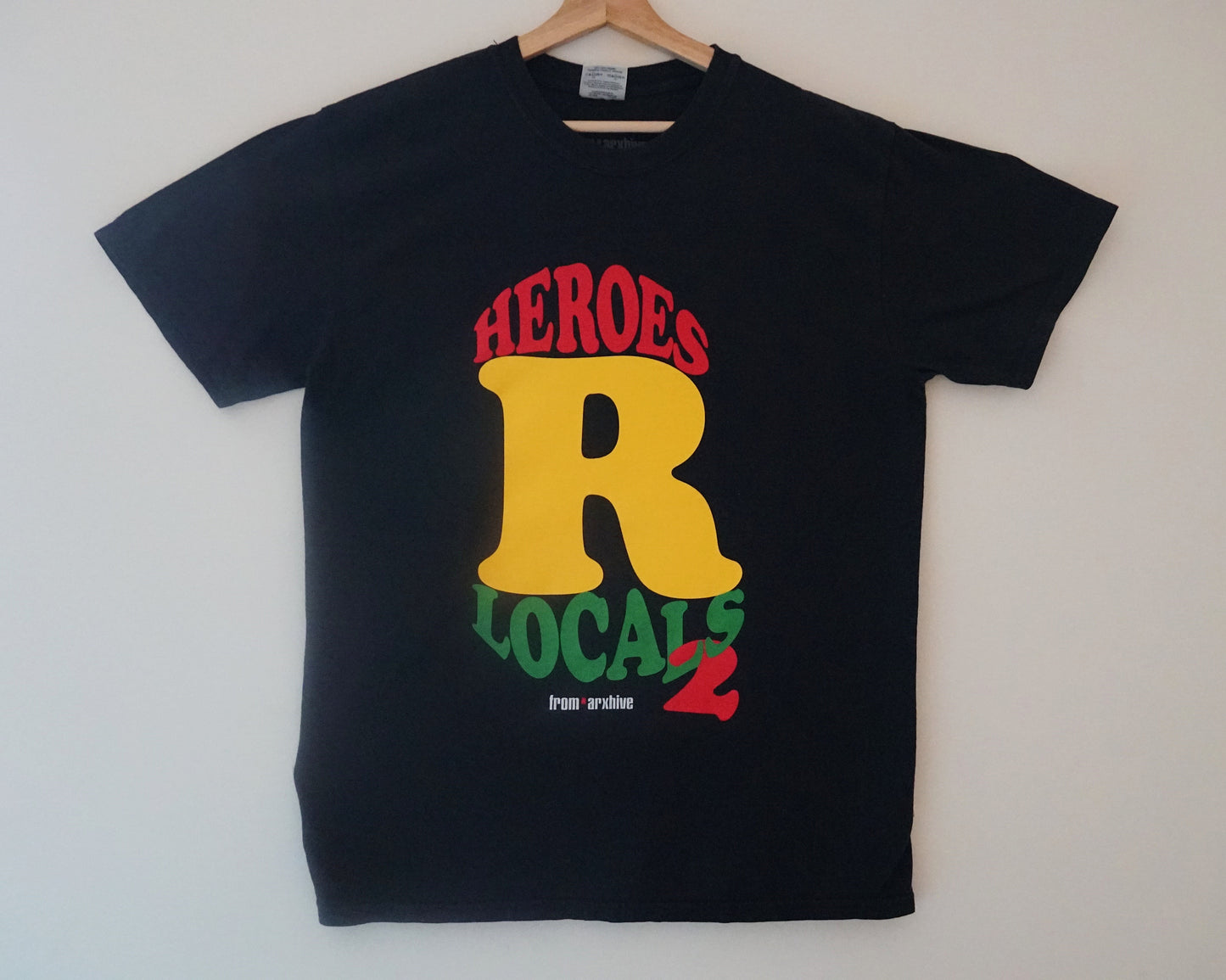 HEROES R LOCALS 2 BLK & YELLOW (Unisex)